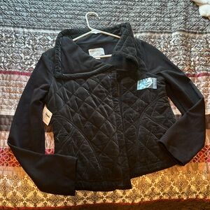 Womens Anthropology, quilted Phoebe Marrakech quilted black jacket